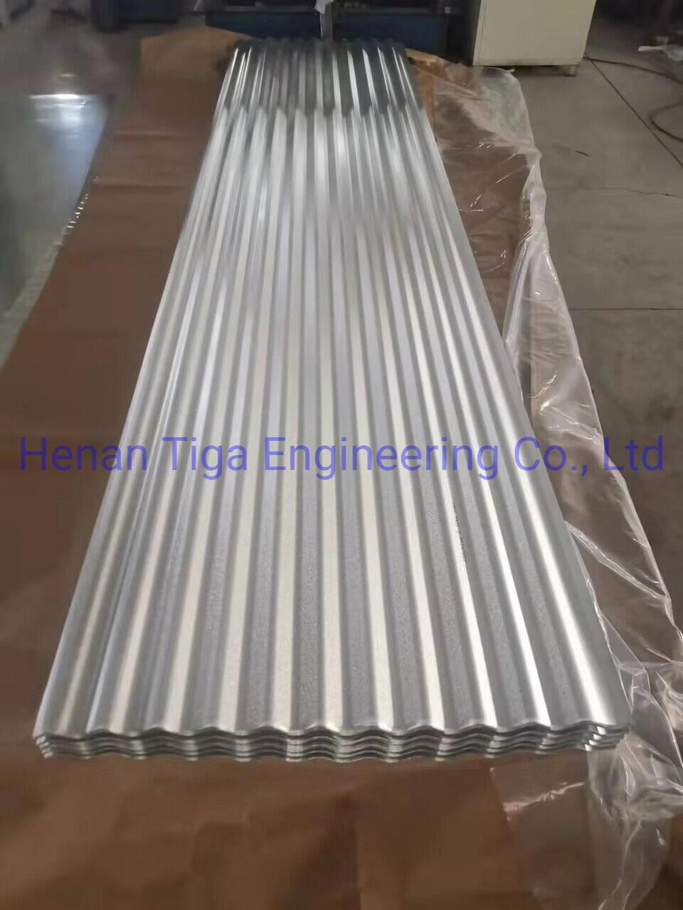 Az150g Anti-Finger Print 0.35mm Afp Zincalum Metal Roofing Sheet 5V Corrugated Zinc Roof Sheet