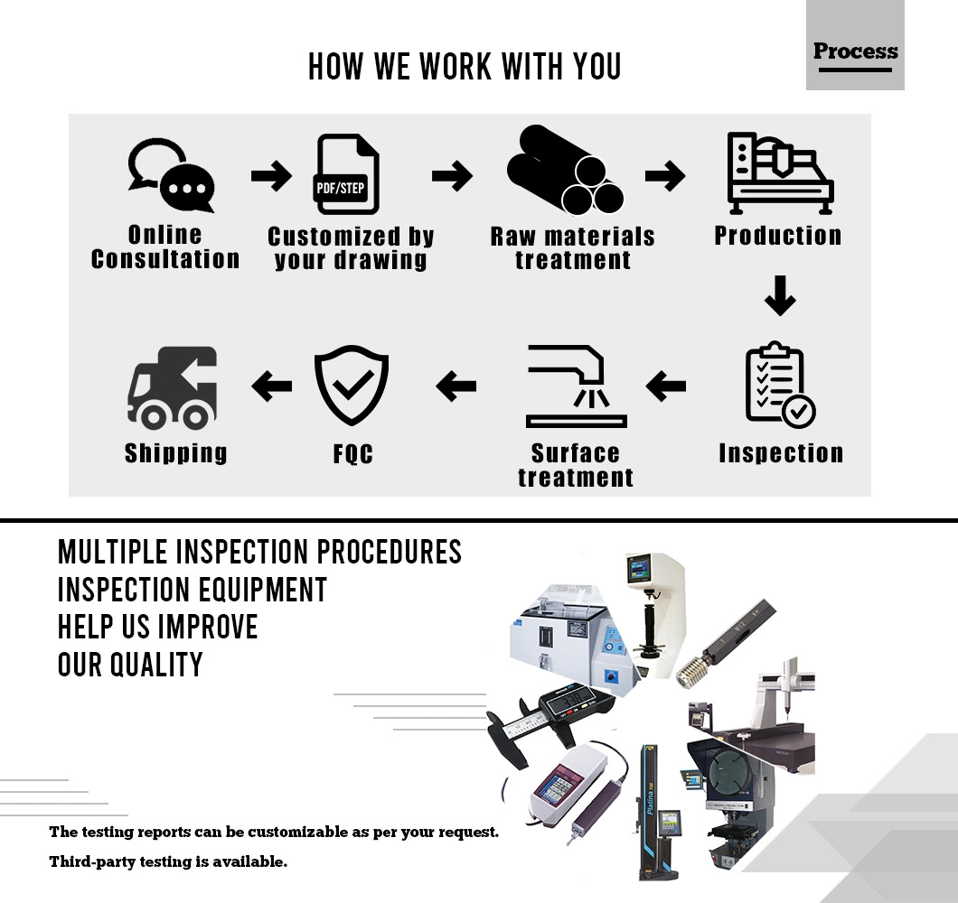 Precision Metallic Processing Spare Parts Customized Nonstandard CNC Milling Car Parts