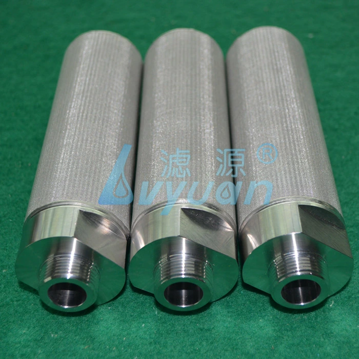 Sintered SS316L Powder 25 Microns Stainless Steel Liquid Metal Filter for Fuel Oil Filter Housing