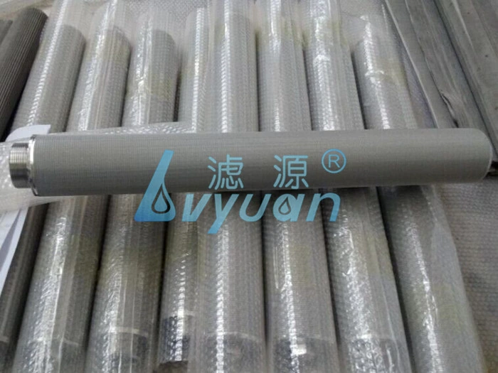 Pure Stainless Steel Powder Industrial 5/10/50 Microns Sintered Hydraulic Filter Cartridge for High Temperature Liquid Treatment