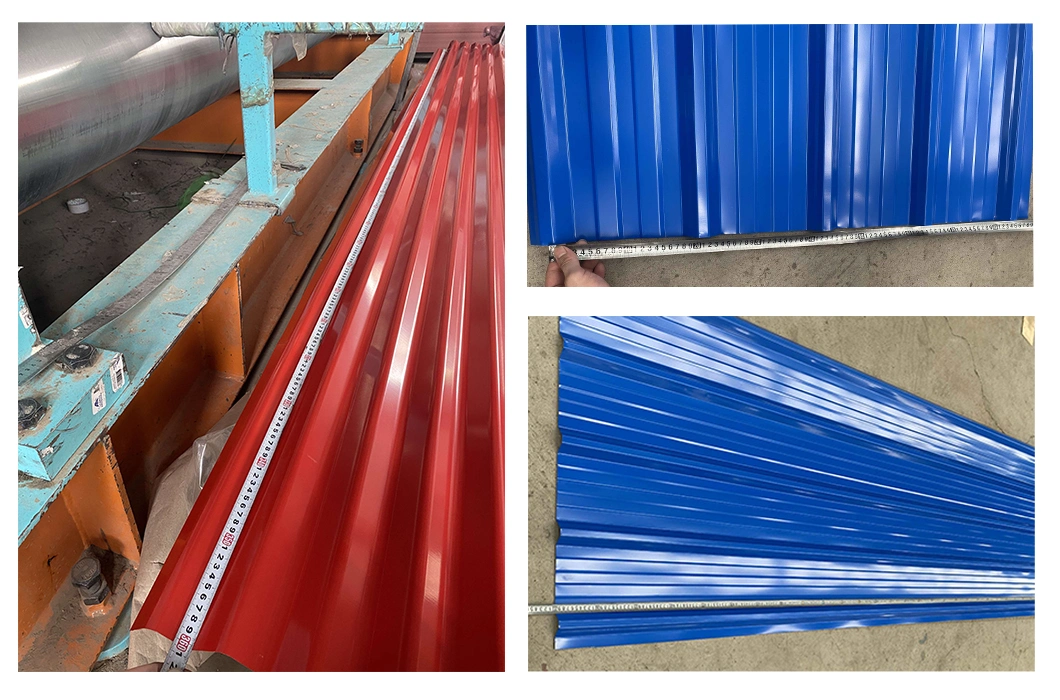 Zinc Roof Panel Building Material Hdgi ASTM A653 Dx51d Z275 Gi PPGI PPGL Galvalume Color Coated Prepainted Galvanized Corrugated Steel Metal Roofing Sheet