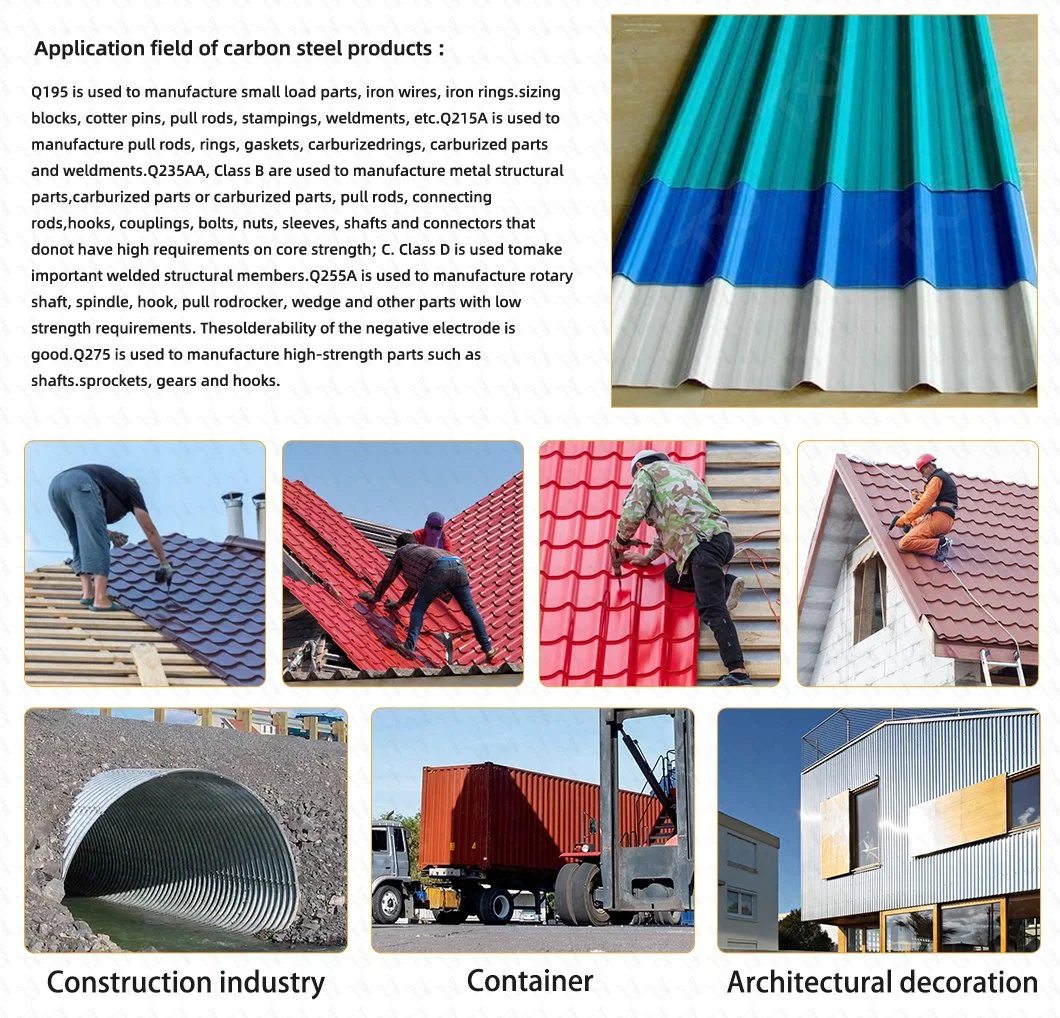 Cheapest GB Color Coated Corrugated Industrial Sheet Metal for Pourede Concrete Roof