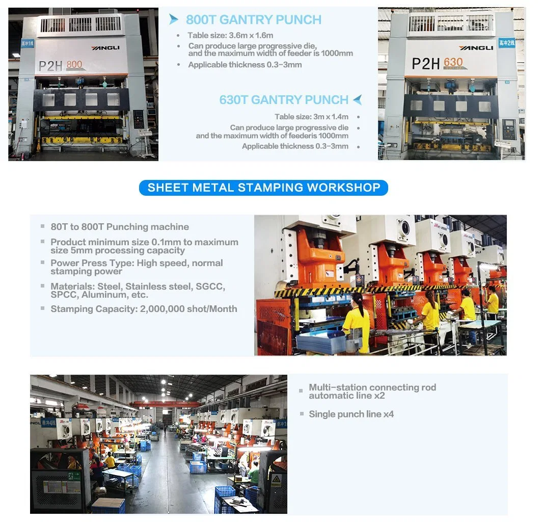 Custom Punch/Press/Stamping Die Manufacturer for Washing Machine/Air Conditioner/Refrigerator/Microwave Sheet Metal Parts