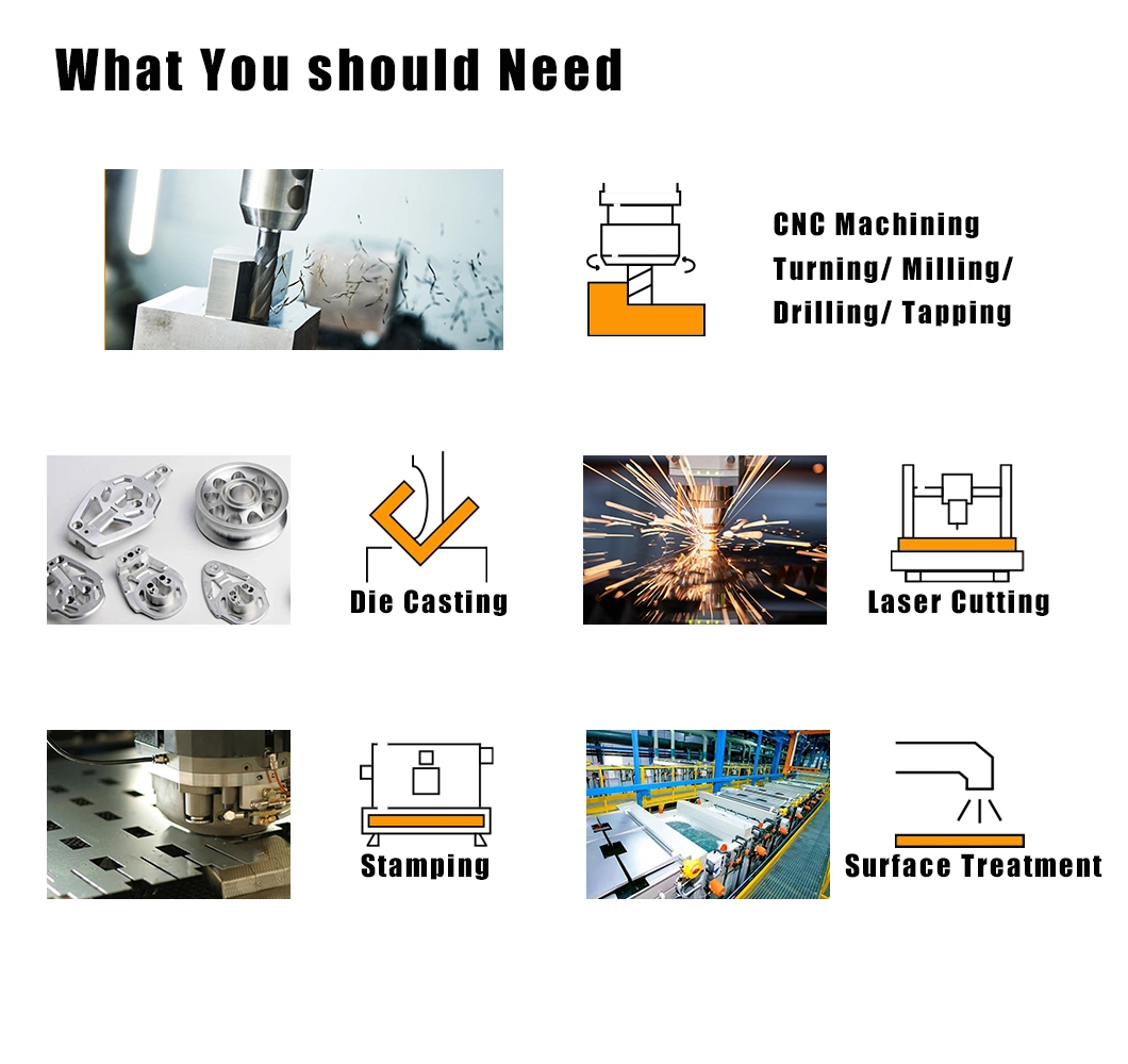 CNC Machining Precision Parts Heat Treatment Steel Turning Parts Spare Equipment Milling Parts