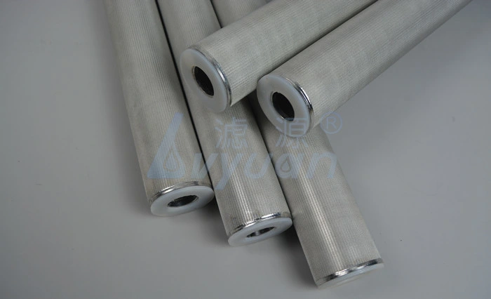 Stainless Steel SS304 316L 25 Micron Sintered Porous Metal Filters for 20 Inch Single Cartridge Filter Housing