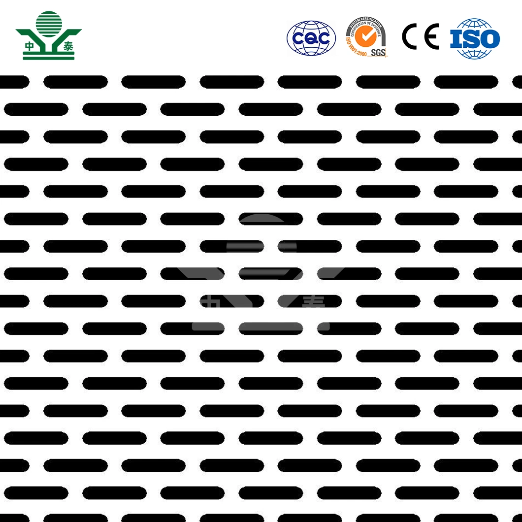 Zhongtai Stainless Perforated Mesh China Manufacturing Perforated Plate 3mm Irregular Hole Shape Aluminum Alloy Perforated Sheet Panel