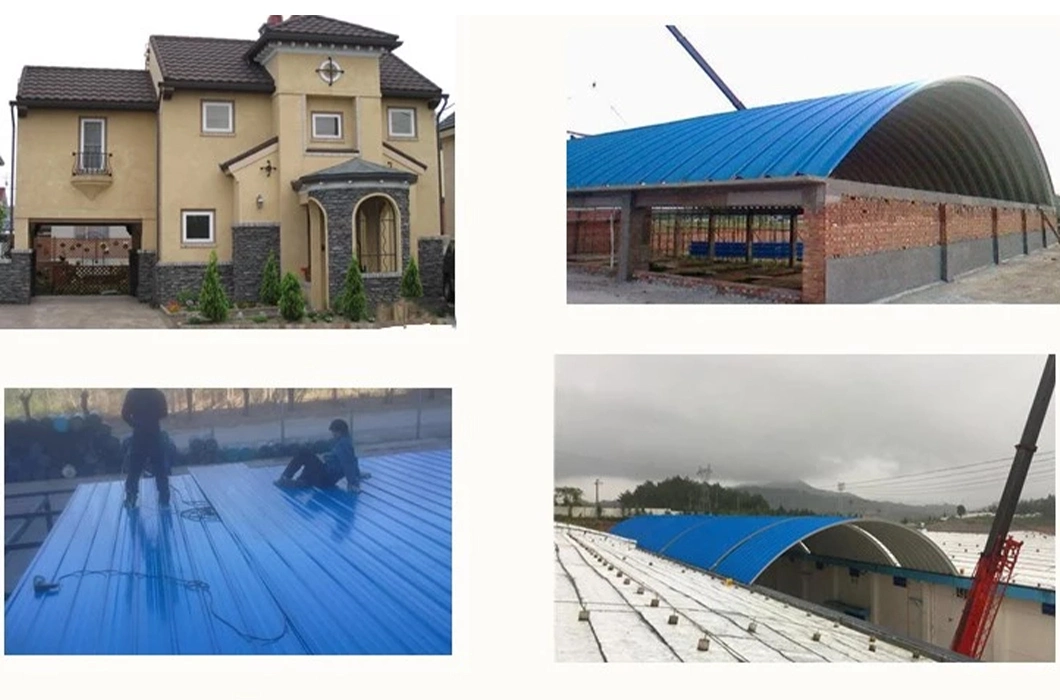 Factory SGCC/Sgch/Dx51d+Z 0.28mm 0.22mm 0.23mm 0.25mm PPGI Construction Tile Color Coated Metal Steel Plate Corrugated Prepainted Galvanized Iron Roofing Sheet