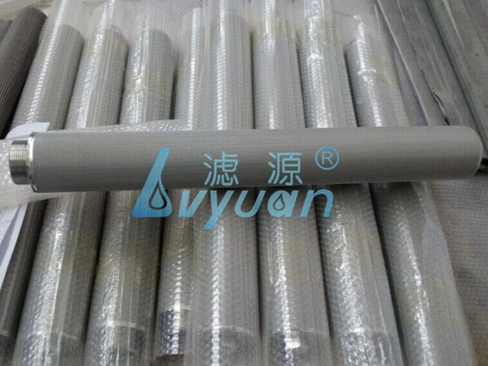 10 20 30 40 Inch Ss 316L Sintering Metal 10 Micron Stainless Steel Industrial Water Filter for Liquid Filtration