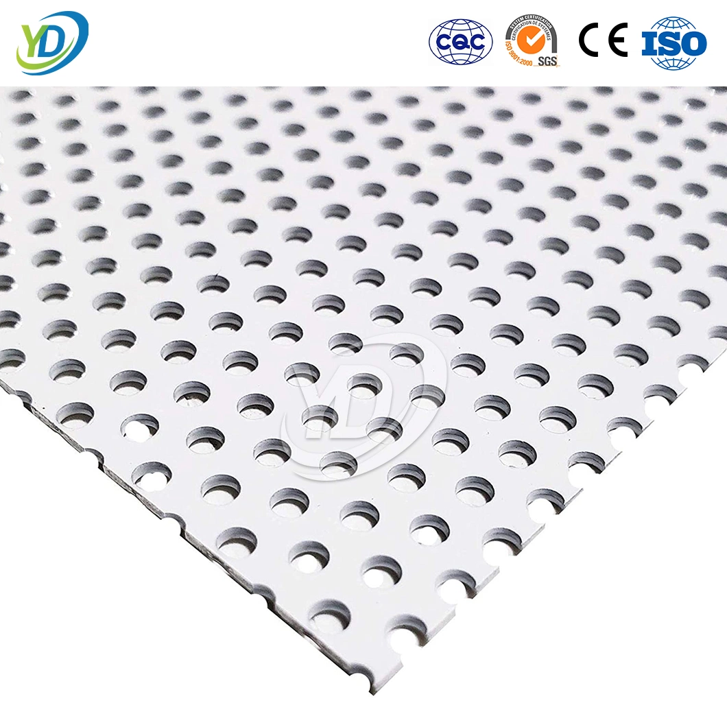 Yeeda Wire Mesh Perforated Sheet Metal 6mm Drum Hole Shape Perforated Galvanized Steel Sheet China Manufacturing Stainless Steel Perforated Metal Panels