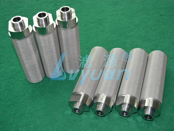 10 20 30 40 Inch Ss 316L Sintering Metal 10 Micron Stainless Steel Industrial Water Filter for Liquid Filtration