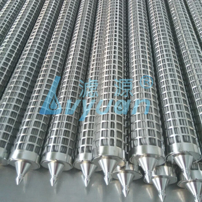 High Temperature SS316 Stainless Steel 50 Microns Sintered Metal Powder Filter for Industrial Oil/Gas/Fuel Treatment