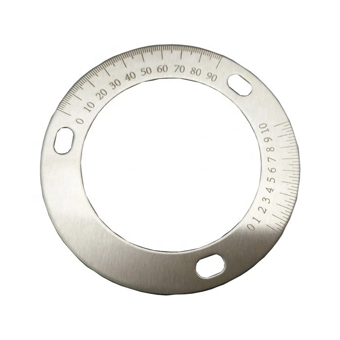 Custom Metal Curve Ruler Metal Circular Scale Ruler