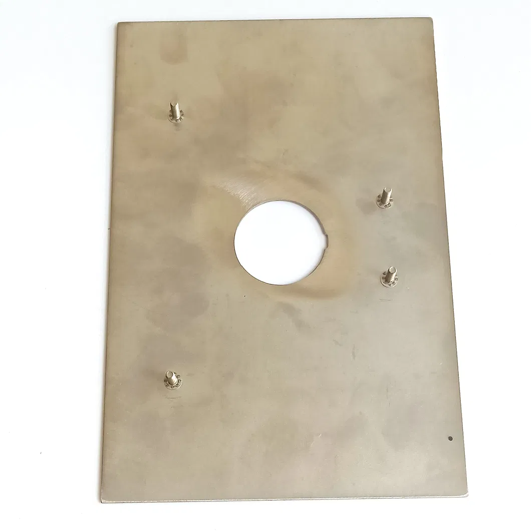 Brass Plated Sheet Metal Stamping Welding Parts with Small Screws