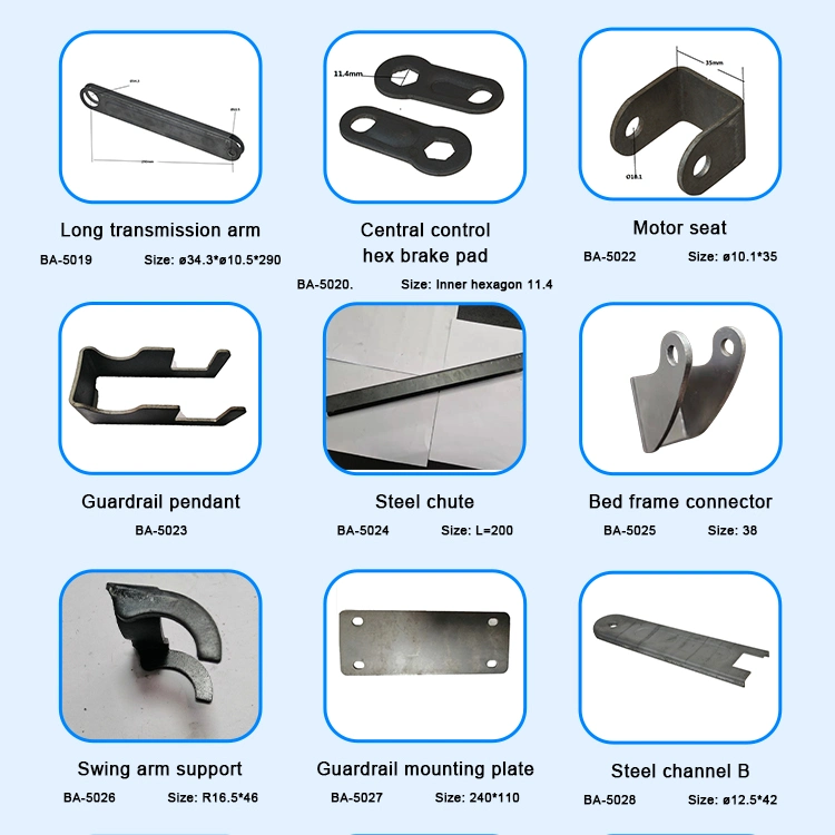 OEM Custom Precision Sheet Metal Steel Swing Arm Press Stamping Parts