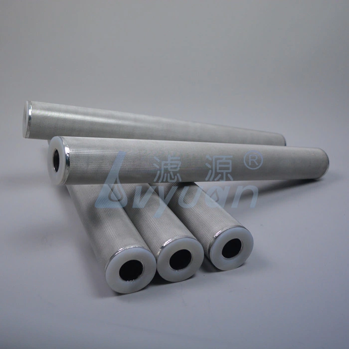 10 20 30 40 Inch Ss 316L Sintering Metal 10 Micron Stainless Steel Industrial Water Filter for Liquid Filtration