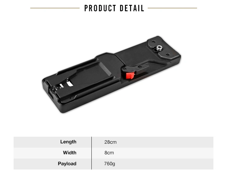 E-Image V-Lock Quick-Release Plate for Xdcam Dvcam Hdcam (PS-C)