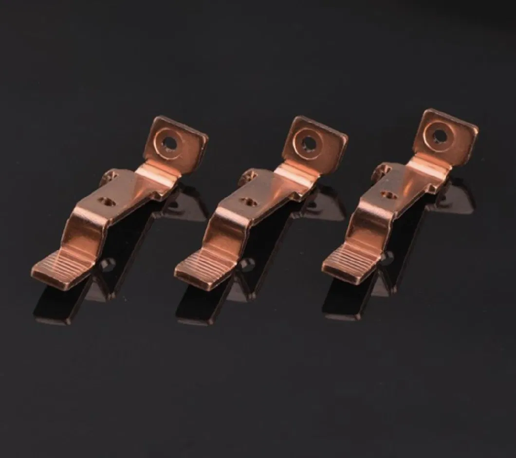 Customized Precision Terminal Stationaly Copper Sheet Metal Stamping Bending Electric Part