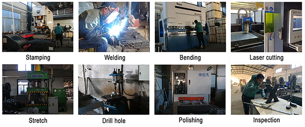 OEM Metal Products Enclosure Steel Copper Aluminum Stainless Steel Sheet Metal Fabrication