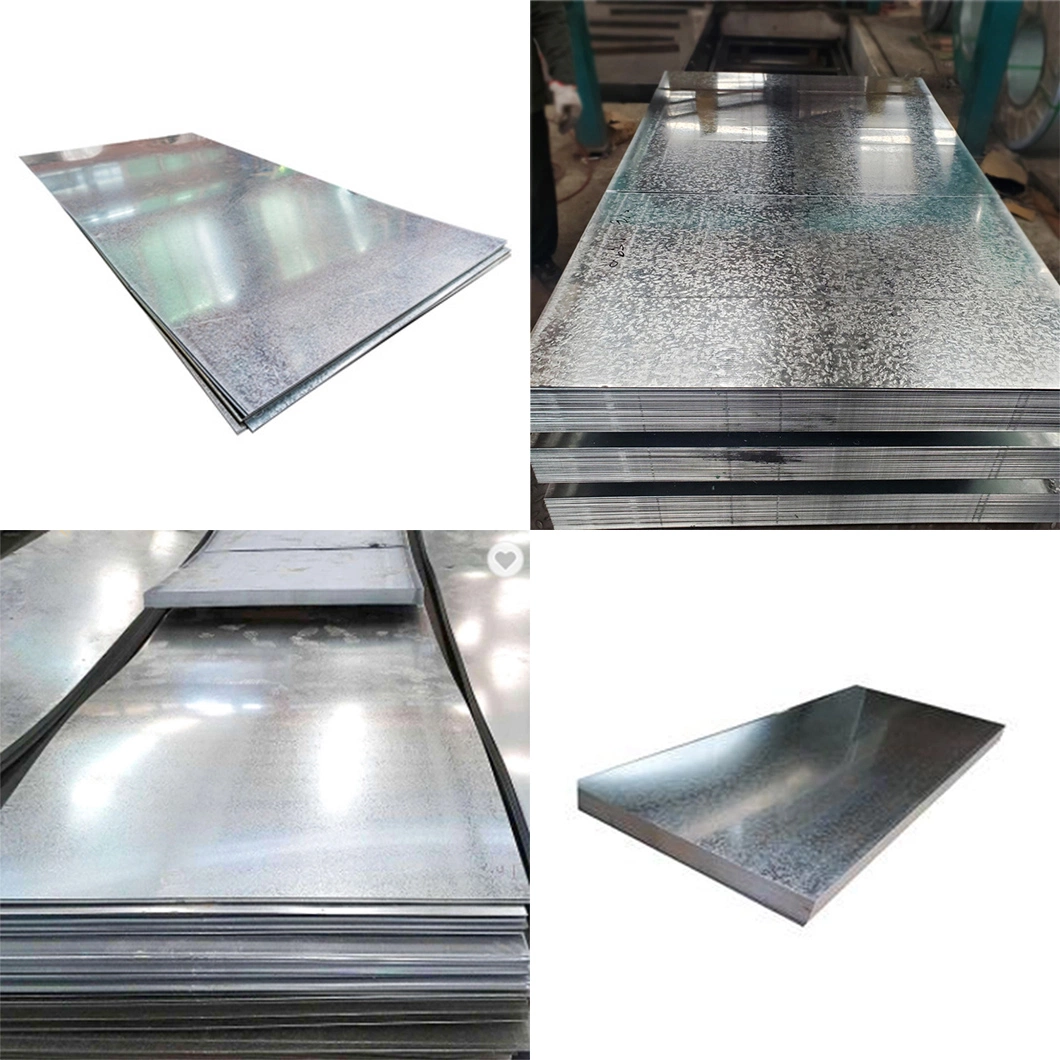 Plate Zinc Iron Roofing Dx53D Z150 24 Gauge 4X8 Metal 0.5mm 1mm 2 mm Thick Galvanized Steel Plates Material Cold Rolled Sheet