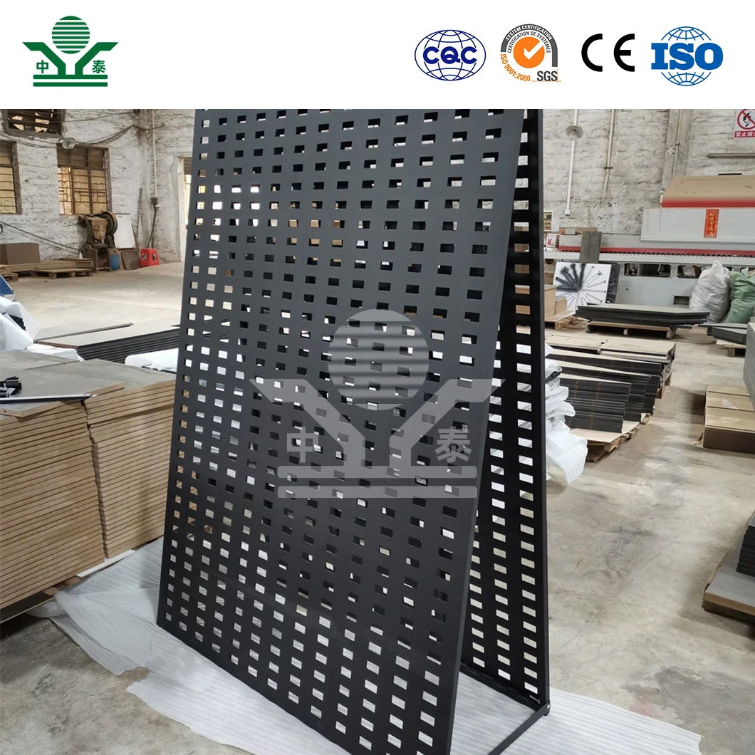 Zhongtai Aluminum Perforated Metal China Manufacturing Stainless Steel Aluminum Perforated Pundched Metal Round Hole Shape Perforated Mesh Sheet