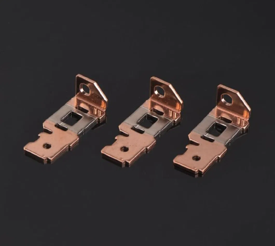 Customized Precision Terminal Stationaly Copper Sheet Metal Stamping Bending Electric Part