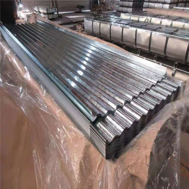 Factory SGCC/Sgch/Dx51d+Z 0.28mm 0.22mm 0.23mm 0.25mm PPGI Construction Tile Color Coated Metal Steel Plate Corrugated Prepainted Galvanized Iron Roofing Sheet