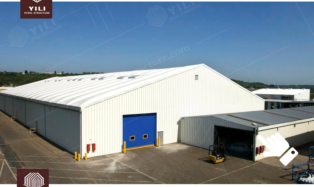 Light Steel Structure Portal Frame Metal / Steel Structure Steel Sheet Warehouse Project