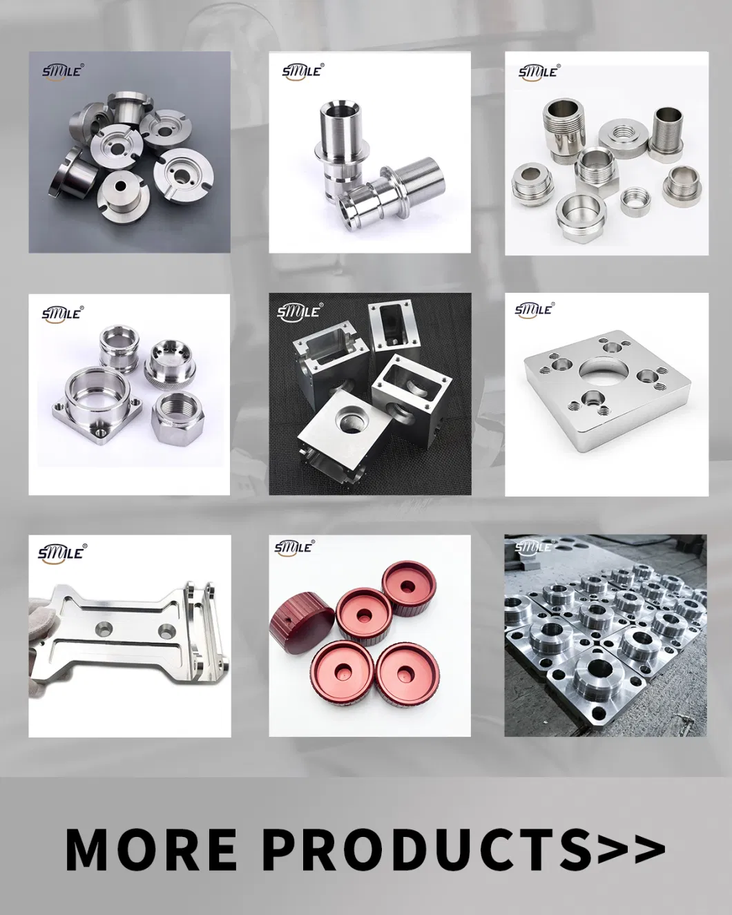 Smile OEM China Factory Made High Precision Metal Stamping Welding CNC Machining Processed Parts for Vehicles