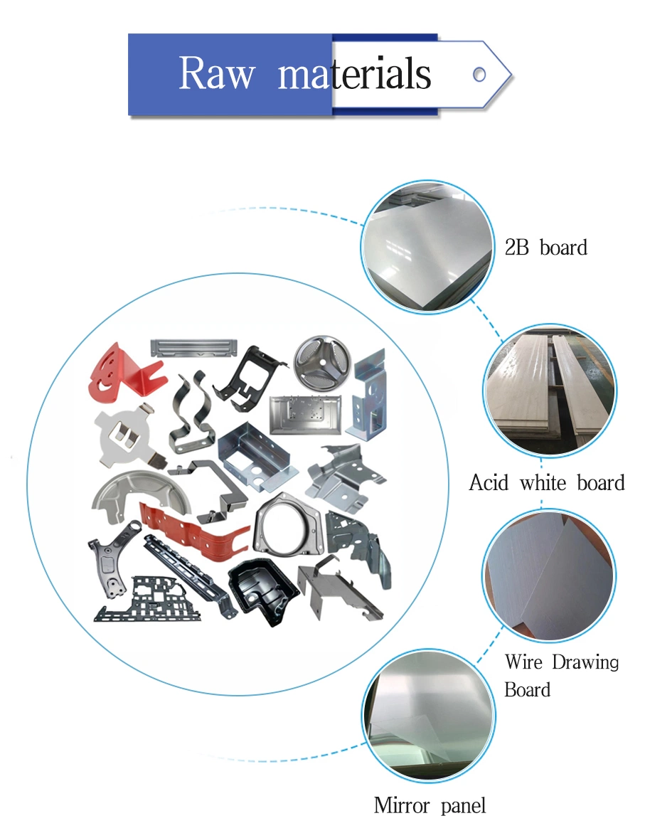 High Precision Metal Stamping Steel Sheet Metal Fabrication Bending Part with Holes