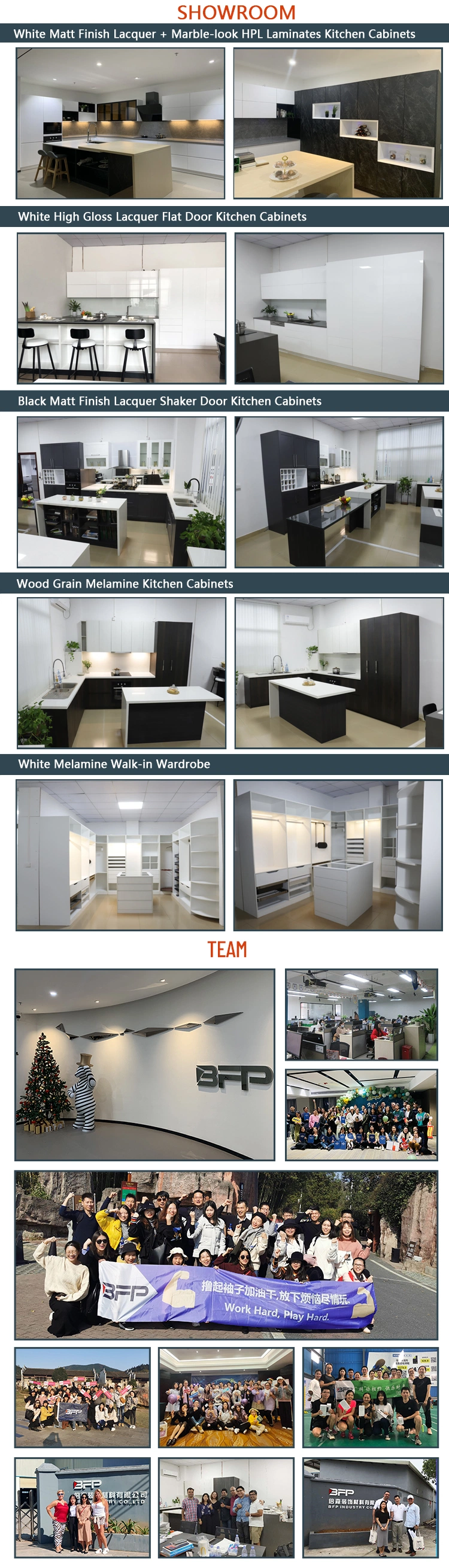 High Gloss Lacquer Pure White Modern Kitchen Cabinet with Island