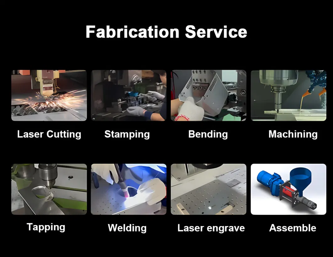 OEM Custom Precision Punching Bending Laser Cut Fabrication Stamping Parts Sheet Metal