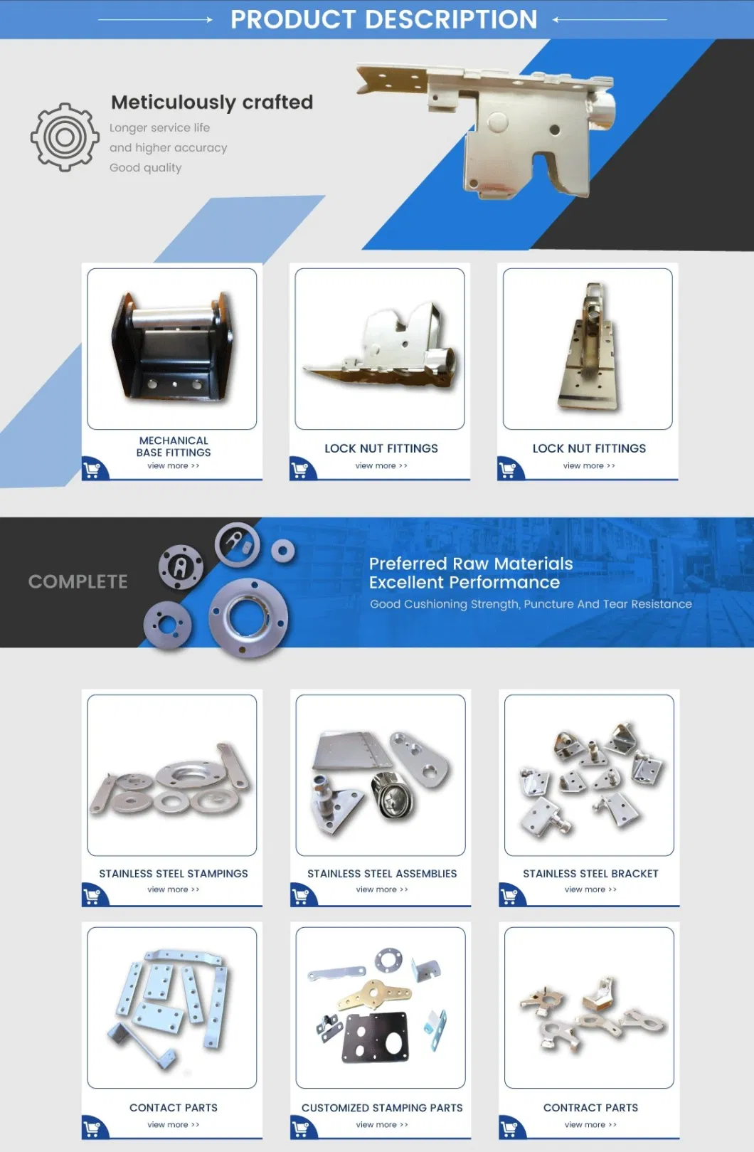 Customized Sheet Metal Manufacturing Assembly, Automotive Parts Stamping Parts, Customized Brakes