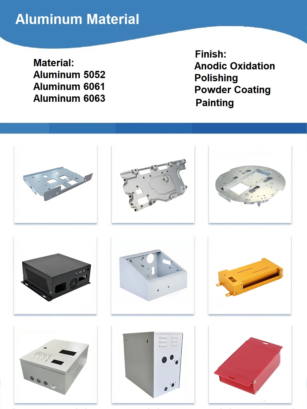 Manufacturer Precision OEM Custom Steel Aluminium CNC Sheet Metal Stamped Parts
