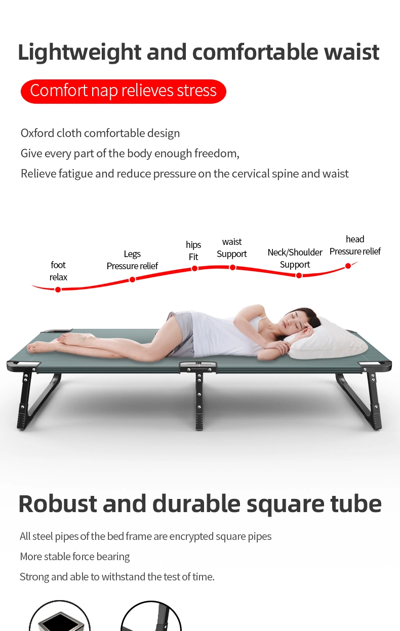 Folding Bed Wih Adjustable Position