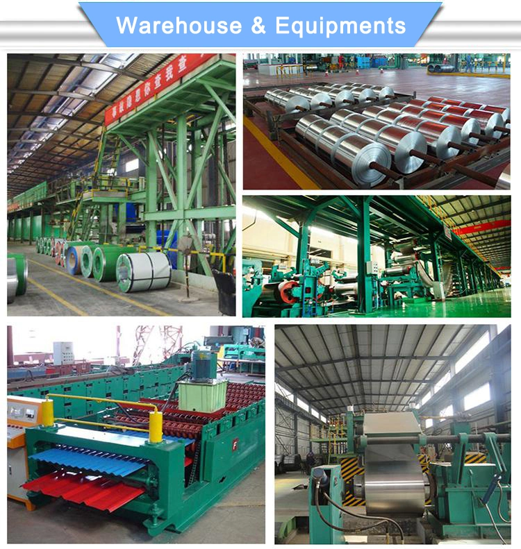 Manufacture of Prepainted Galvalume Corrugated Plate Aluminium Surface with Bright Color