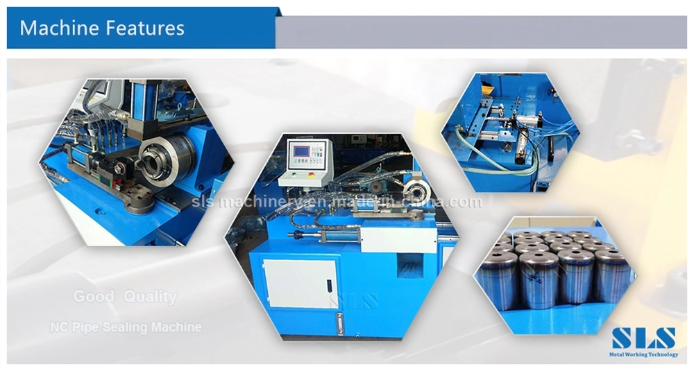 SLS Automatic Thin-Walled Copper Tube Pipe Ends Spinning Mode Sealing Machine