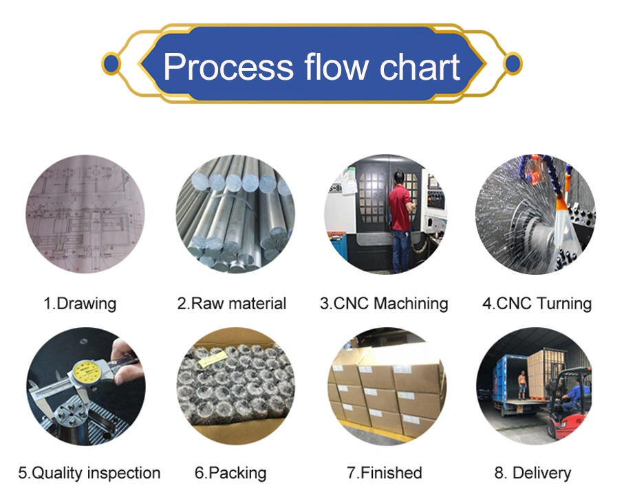 Precision Custom Metalworking Aluminum Machining CNC Turned/Turning Bicycle Parts