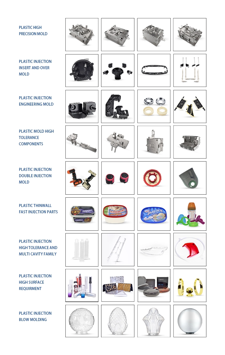Manufacturer Professional Custom High Precision Plastic Mould Spare Parts and Molding Components