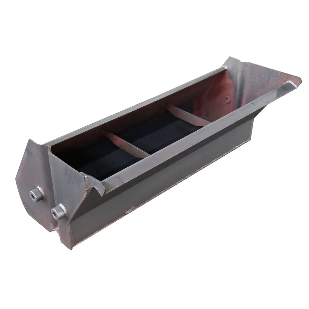 Heavy Duty Sheet Metal Stamping Welding Parts for Construction Hopper Chute Feeder