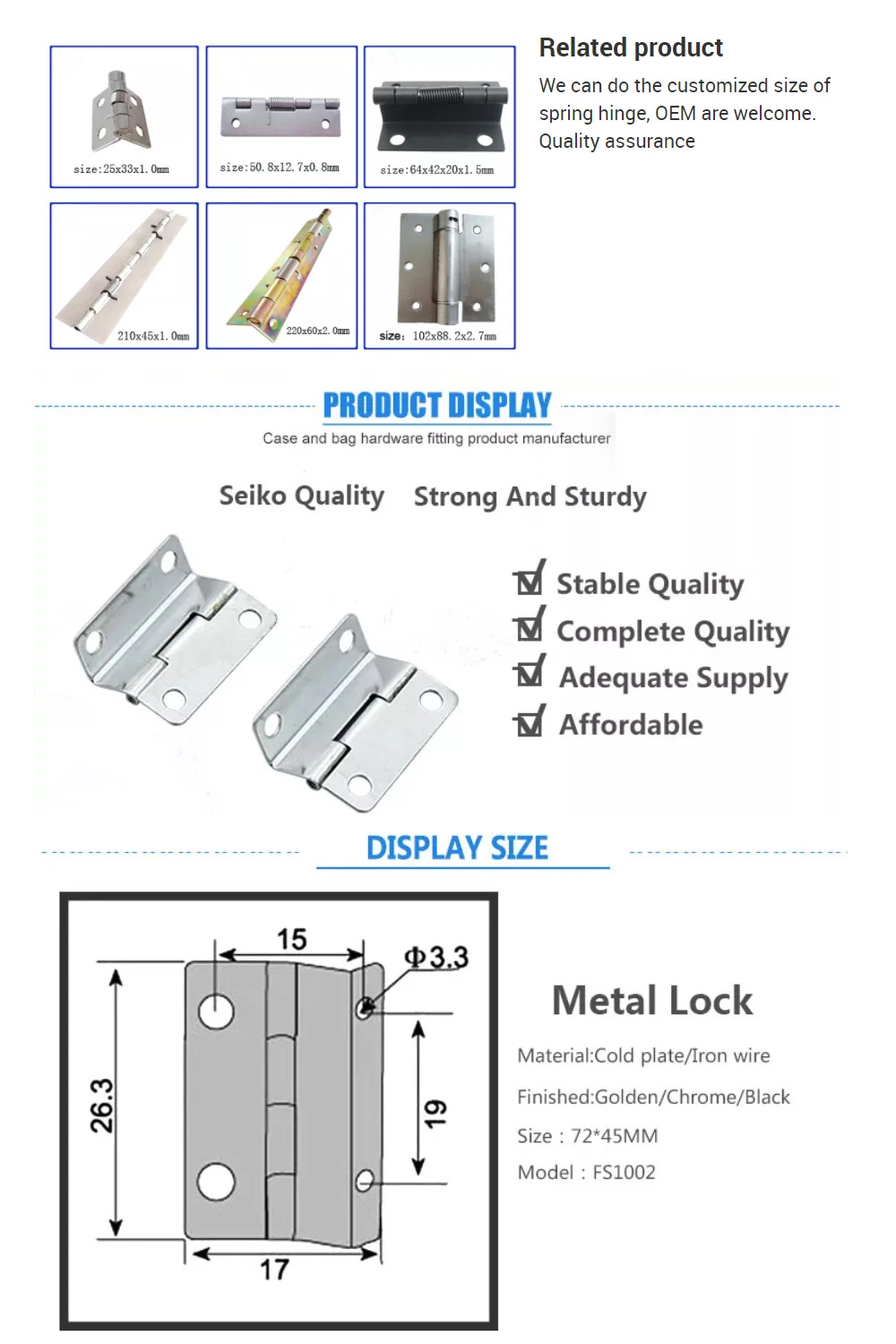 Precision Fabrication Steel Punching Frame Customized Precise Sheet Metal Stamping Part