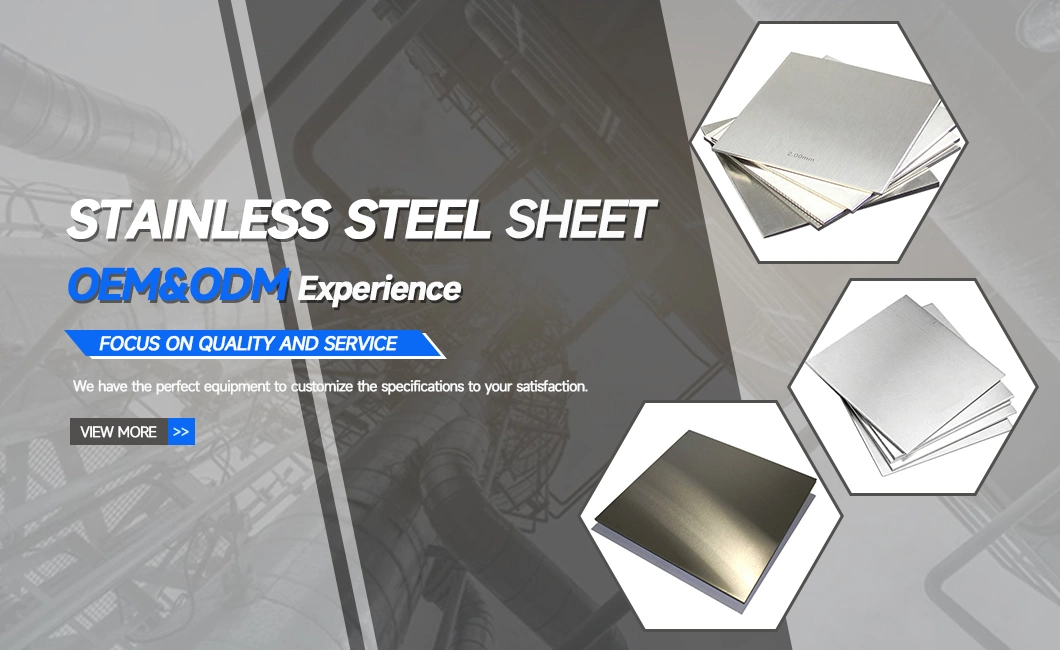 Manufactures 304L Mirror No. 1 No. 4 2304 Stainless Steel Plate Sheets