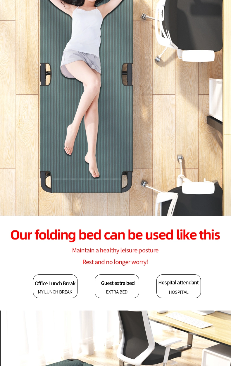 Folding Bed Wih Adjustable Position
