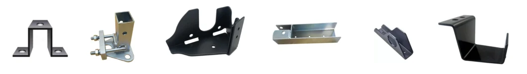 High Precise Custom Aluminium Sheet Metal Fabrication Rubber Sandblasting Small Stamped Parts