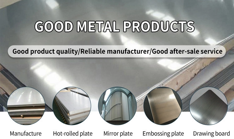 China Manufacture AISI SUS 4*8 8K 2b No4 Ba Mirror Finish 304 316 201 430 Stainless Steel Sheet Metal Price