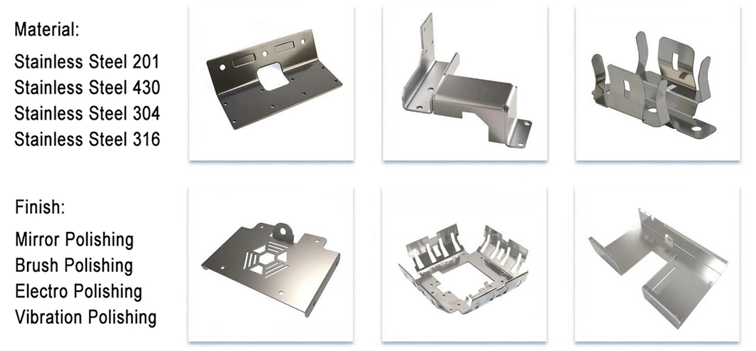Milling Parts Aluminum Stamping CNC Bending Sheet Metal Process Stainless Steel Stamped