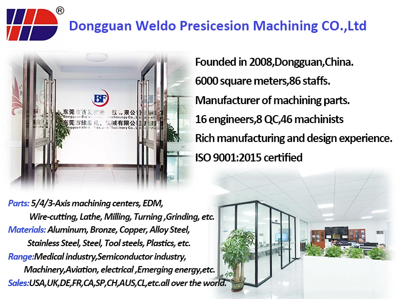 OEM Precision Anodizing Aluminum Parts CNC Machinery Milling Stainless Steel Mechanical Components
