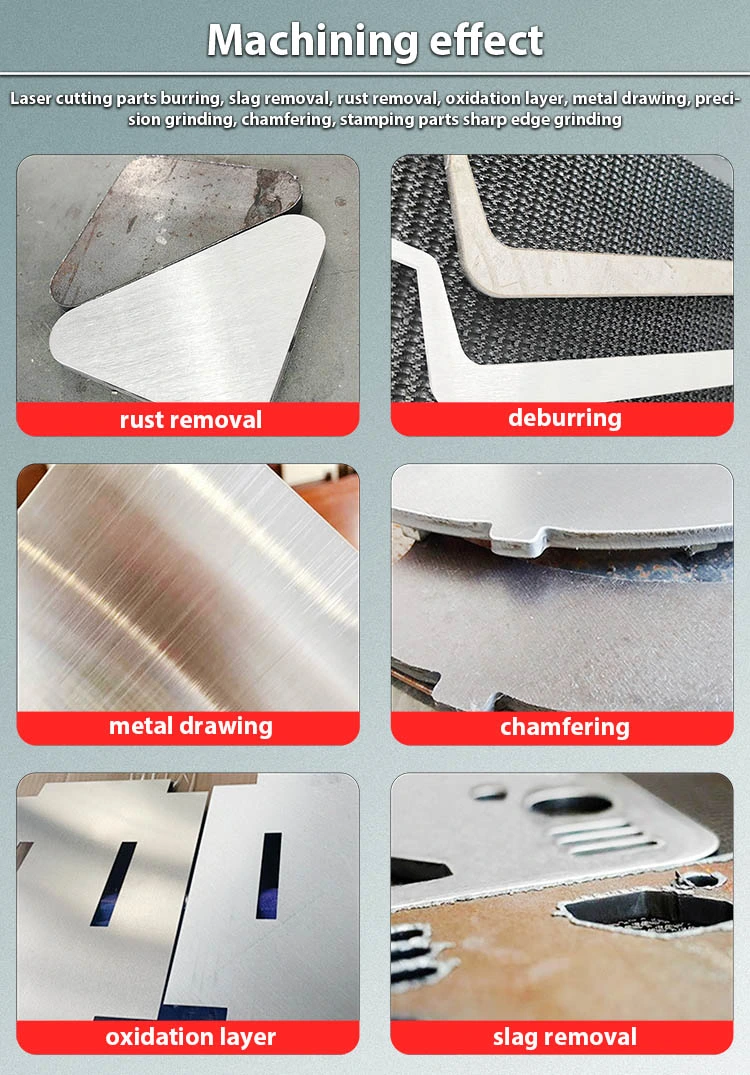 Newstec Hot Sale Industry Laser Cutting Stamping Parts Metal Sheet Deburring Machine Grinding Machine of Metal Sheets