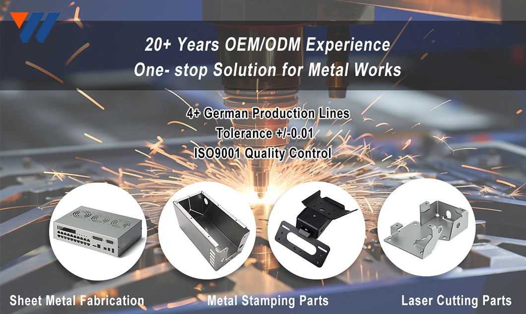 Custom Precision Laser Welding Steel Aluminum Stainless Sheet Metal Stamping Part Fabrication