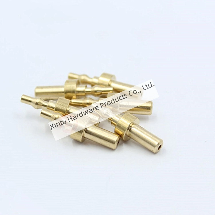 CNC Lathe Stainless Steel Shaft Brass Hardware High Precision Mechanical Parts