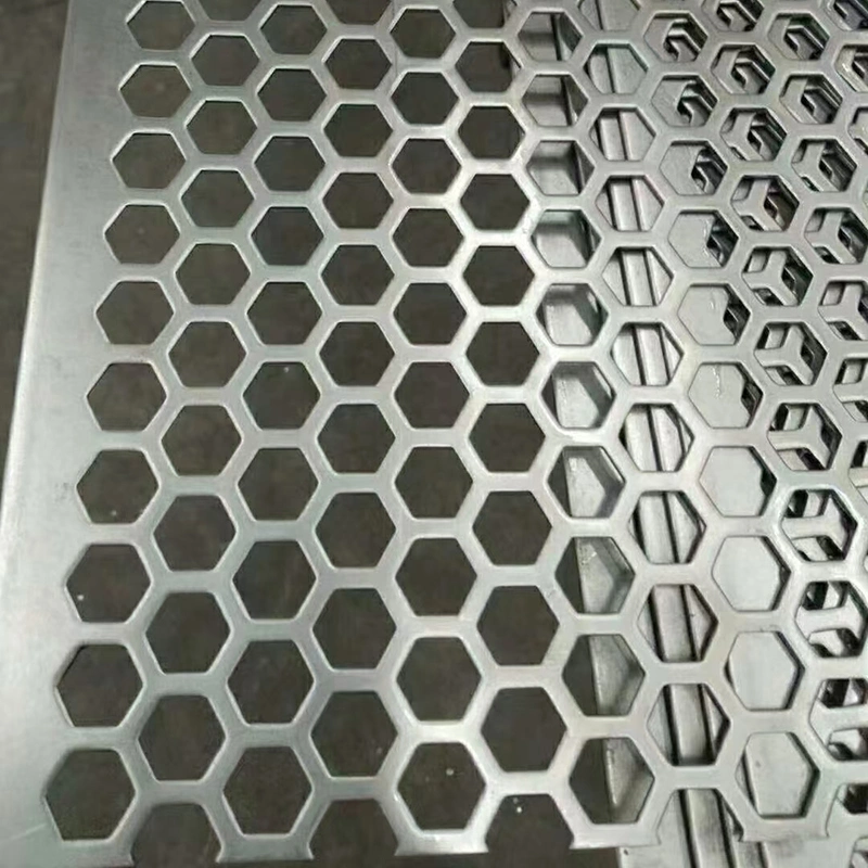 Stainless Steel Punched/Perforated Plate Metal Screen Sheet Panel by ISO Manufacture